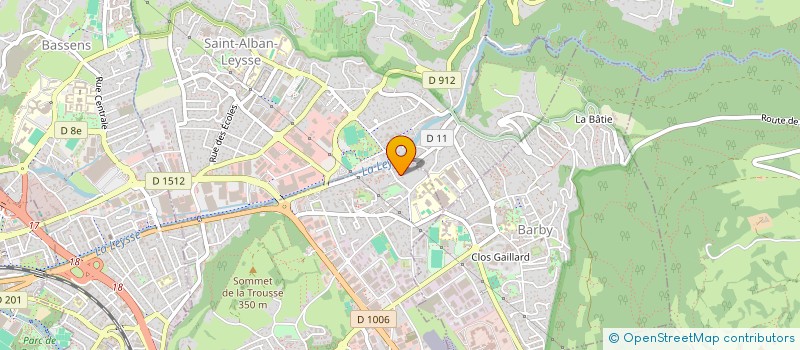 localisation de l'entreprise LE CERISIER EN FLEUR à LA RAVOIRE