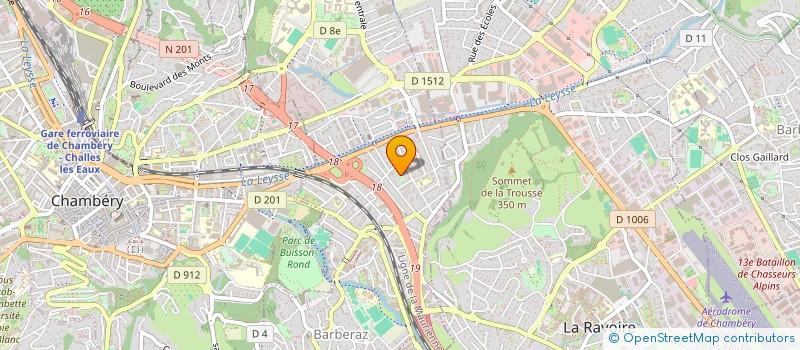 localisation de l'entreprise LE CERNON  BARBERAZ