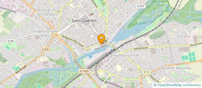 localisation de l'entreprise LE CERTISSEUR à SAINT-QUENTIN