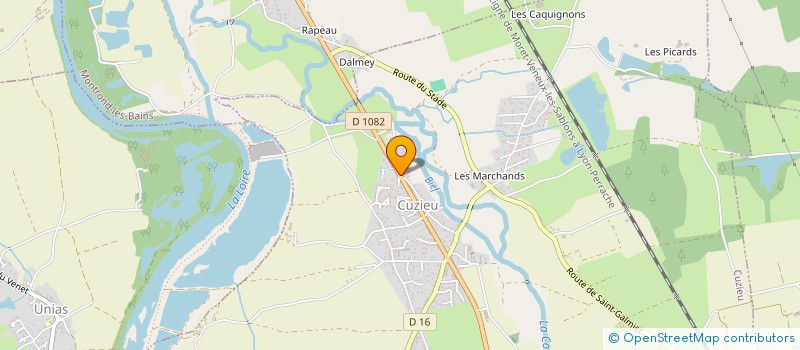 localisation de l'entreprise LE CESAM  CUZIEU