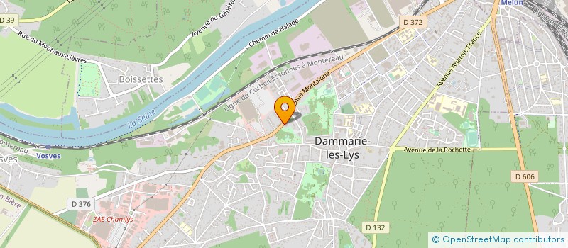 localisation de l'entreprise LE CESAR à DAMMARIE-LES-LYS