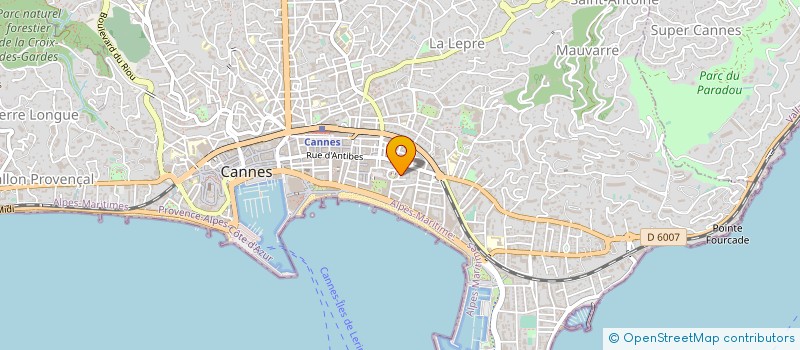 localisation de l'entreprise LE CESAR à CANNES