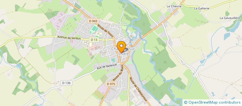 localisation de l'entreprise LE CESAR à CHATILLON-SUR-INDRE