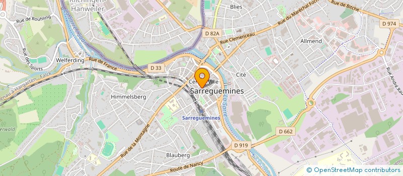 localisation de l'entreprise LE CESAR  SARREGUEMINES