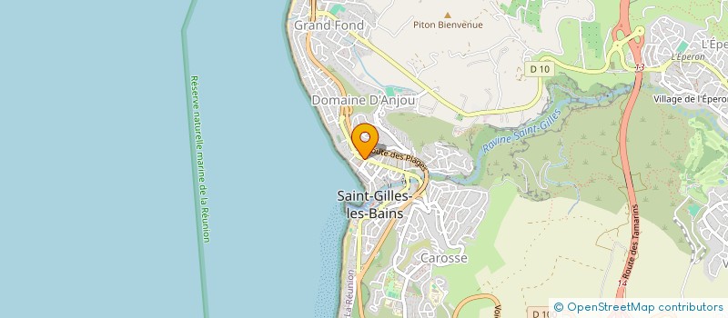 localisation de l'entreprise LE CESARIO EURL à SAINT-PAUL