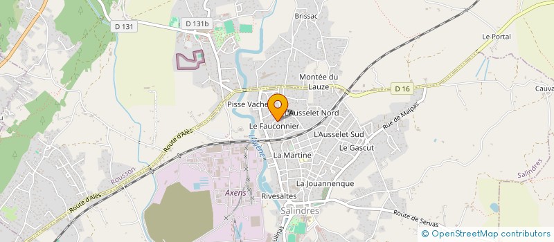 localisation de l'entreprise LE CH'ALBIEZ  SALINDRES