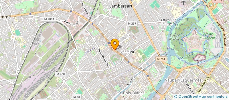 localisation de l'entreprise LE CH'TI BAZAR à LAMBERSART