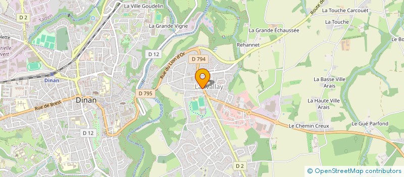 localisation de l'entreprise LE CH'TI BREIZH  LANVALLAY