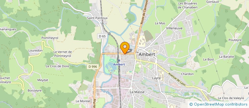 localisation de l'entreprise LE CH'TI PERE  AMBERT