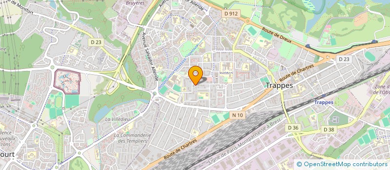 localisation de l'entreprise LE CH'TI VOUS Y CONDUIT à TRAPPES