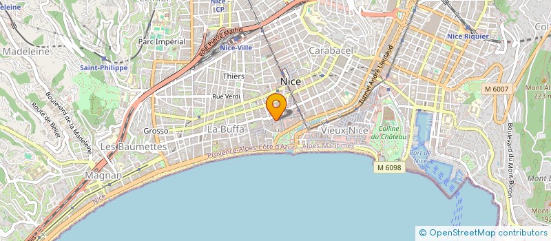 localisation de l'entreprise LE CHA CHA à NICE