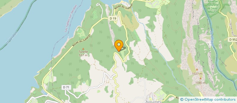 localisation de l'entreprise LE CHABASSOLE  AIGUINES