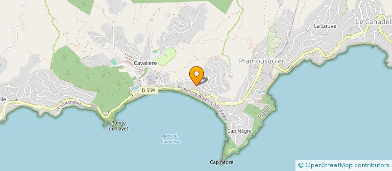 localisation de l'entreprise LE CHABI INTERNATIONAL à LE LAVANDOU