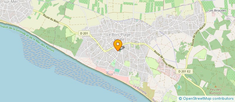 localisation de l'entreprise LE CHABOT  LE BOIS-PLAGE-EN-RE