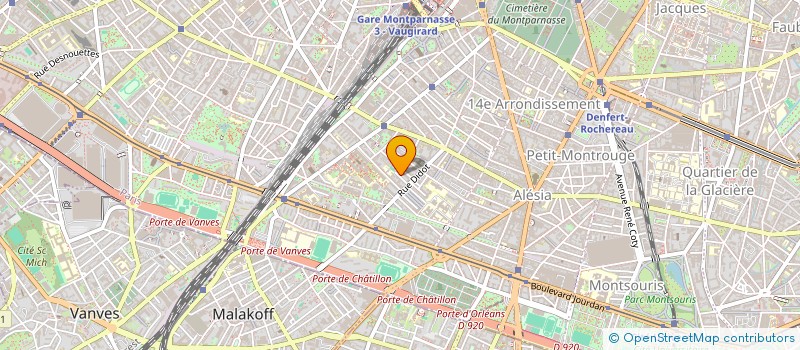 localisation de l'entreprise LE CHABRIERRE  PARIS