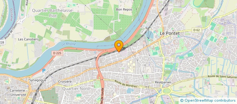 localisation de l'entreprise LE CHACHALIVIA  LE PONTET