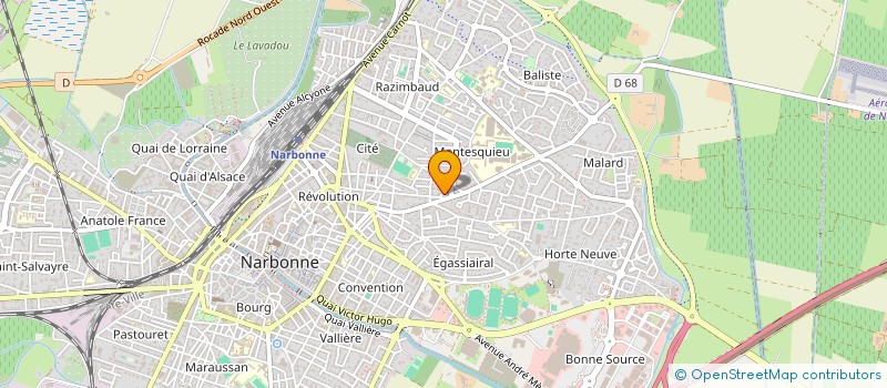 localisation de l'entreprise LE CHAI DEBARQUE à NARBONNE