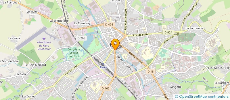 localisation de l'entreprise LE CHAI SARL à FLERS