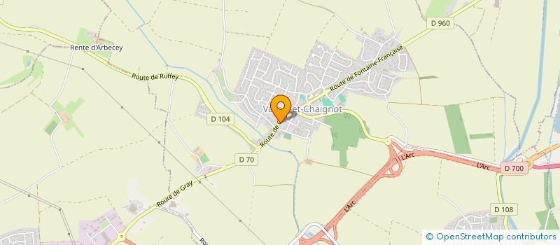 localisation de l'entreprise LE CHAIGNOT  VAROIS-ET-CHAIGNOT