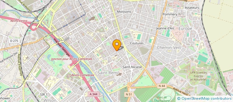 localisation de l'entreprise LE CHAISIER à REIMS