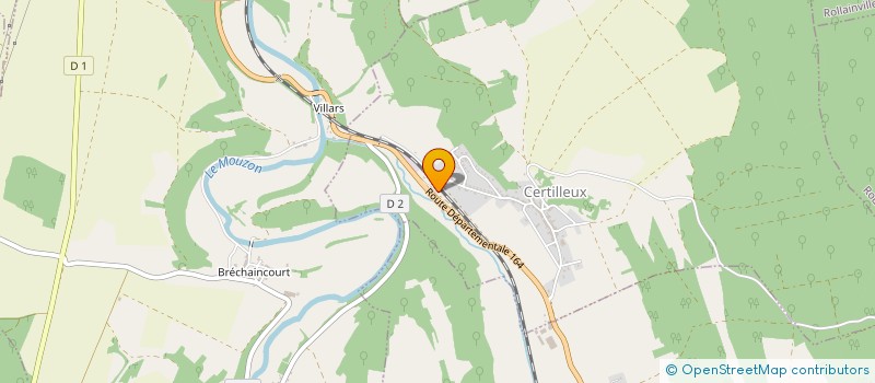 localisation de l'entreprise LE CHAISIER SARL à CERTILLEUX