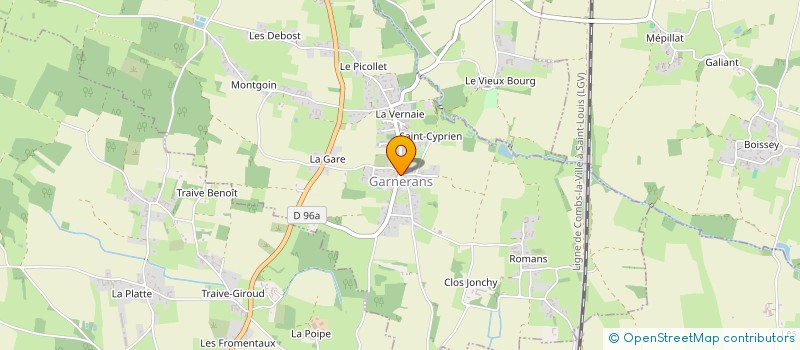 localisation de l'entreprise LE CHALARONNE SARL à SAINT-DIDIER-SUR-CHALARONNE