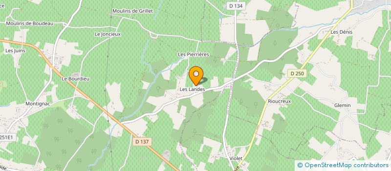 localisation de l'entreprise LE CHALET  BERSON