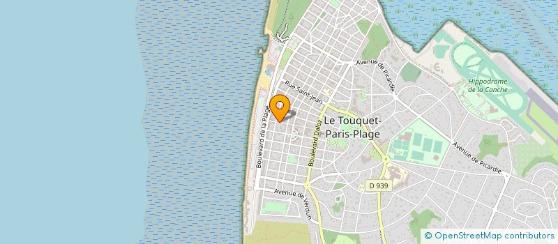 localisation de l'entreprise LE CHALET à LE TOUQUET-PARIS-PLAGE