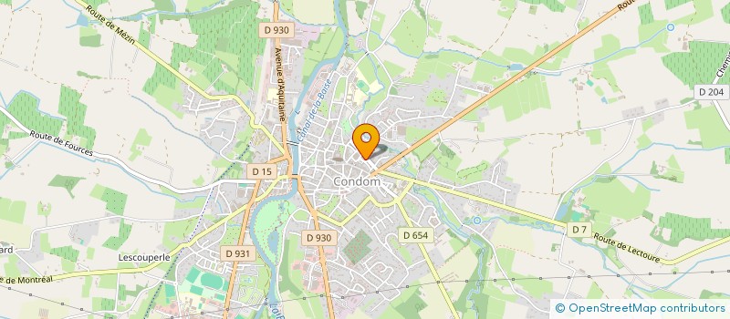 localisation de l'entreprise LE CHALET  CONDOM