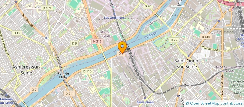 localisation de l'entreprise LE CHALET à SAINT-OUEN-SUR-SEINE