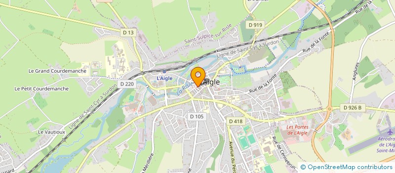 localisation de l'entreprise LE CHALET à L'AIGLE