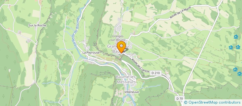 localisation de l'entreprise LE CHALET  HAUTEROCHE