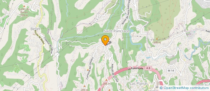 localisation de l'entreprise LE CHALET  NICE