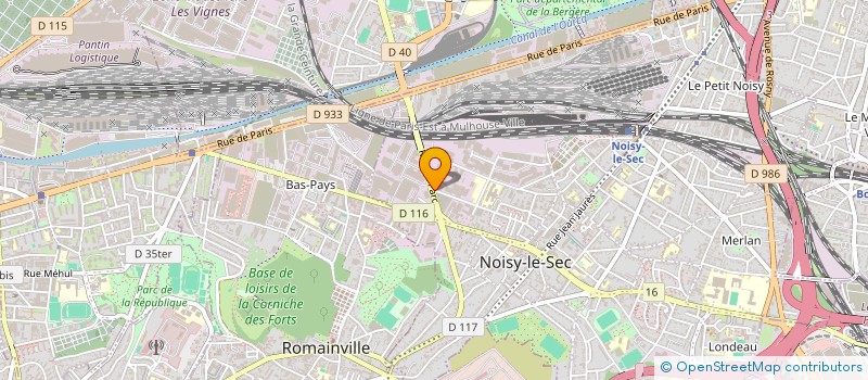 localisation de l'entreprise LE CHALET à NOISY-LE-SEC