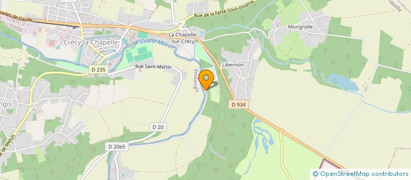 localisation de l'entreprise LE CHALET  CRECY-LA-CHAPELLE