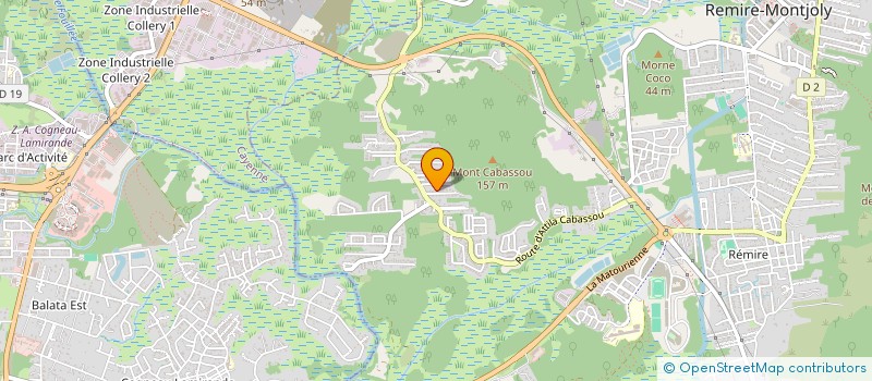 localisation de l'entreprise LE CHALET  REMIRE-MONTJOLY