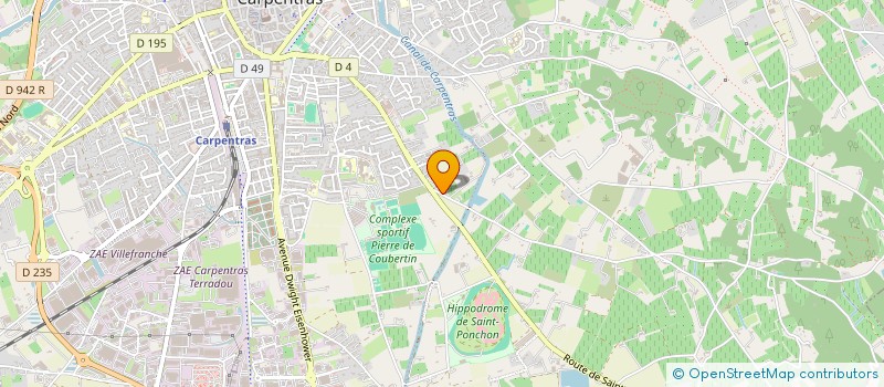 localisation de l'entreprise LE CHALET  CARPENTRAS