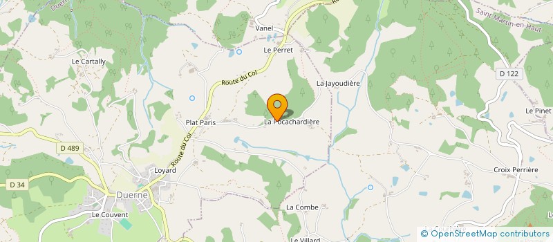 localisation de l'entreprise LE CHALET  DUERNE