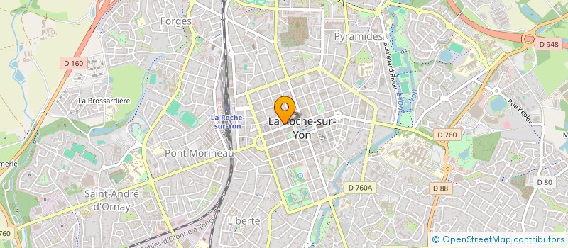 localisation de l'entreprise LE CHALET' à LA ROCHE-SUR-YON