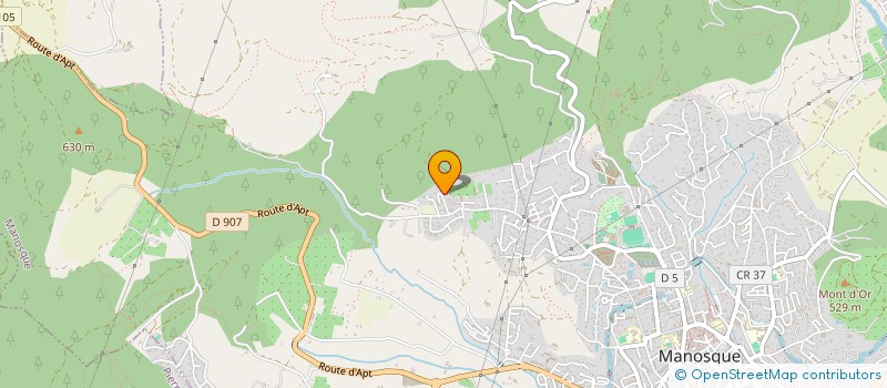 localisation de l'entreprise LE CHALET  MANOSQUE