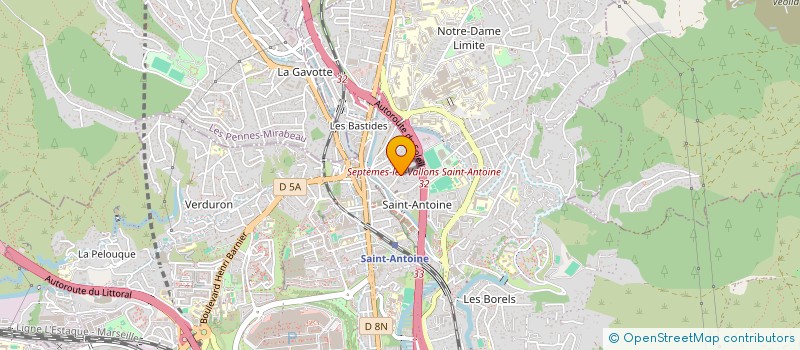 localisation de l'entreprise LE CHALET ARTS ET LOISIRS à MARSEILLE 15EME