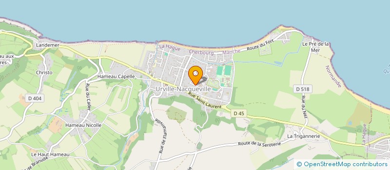 localisation de l'entreprise LE CHALET COTIER  LA HAGUE