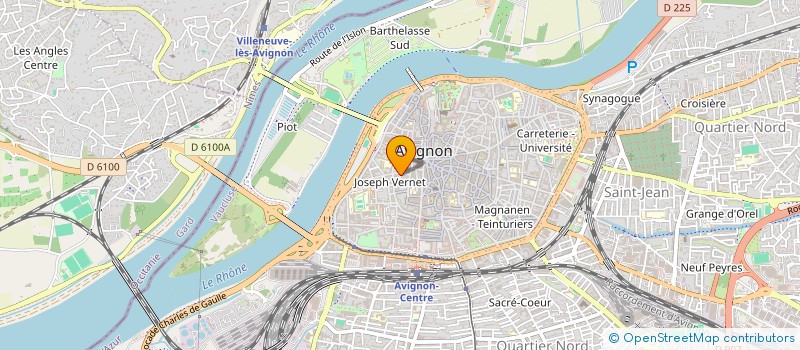 localisation de l'entreprise LE CHALET D'ARGENCON  AVIGNON