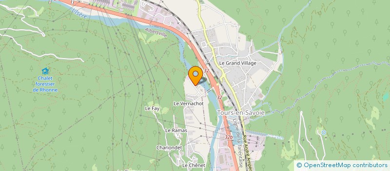 localisation de l'entreprise LE CHALET D'EDEN  ESSERTS-BLAY