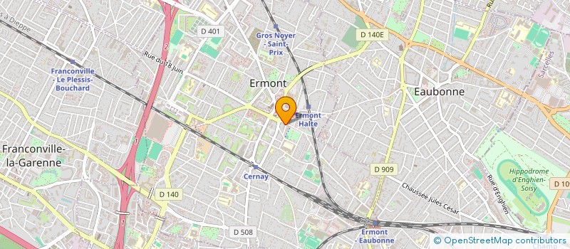 localisation de l'entreprise LE CHALET D ERMONT à ERMONT