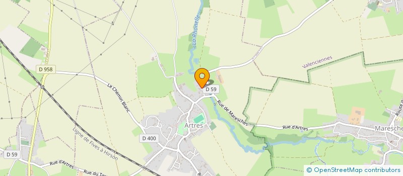 localisation de l'entreprise LE CHALET DE L'IZOARD  ARTRES