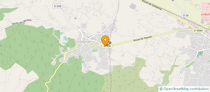 localisation de l'entreprise LE CHALET DE LA SAINTE VICTOIRE  PEYNIER