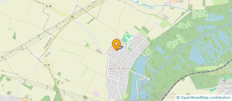 localisation de l'entreprise LE CHALET DES ETANGS  VERT-LE-PETIT