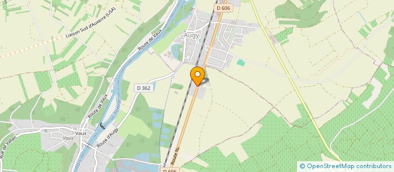 localisation de l'entreprise LE CHALET DES FILLES 30 06  AUGY