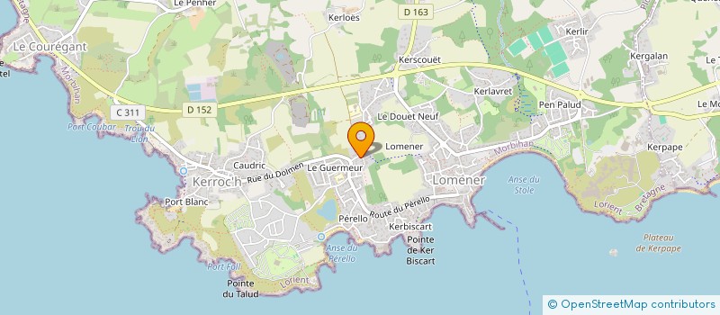 localisation de l'entreprise LE CHALET DES GETS  PLOEMEUR